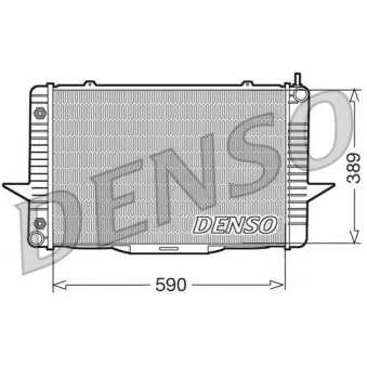 Radiateur, refroidissement du moteur DENSO DRM33066