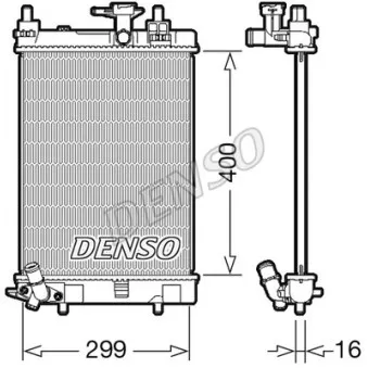 DENSO DRM35003 - Radiateur, refroidissement du moteur