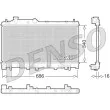 Radiateur, refroidissement du moteur DENSO [DRM36015]