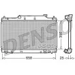 Radiateur, refroidissement du moteur DENSO [DRM40007]