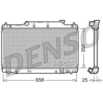 DENSO DRM40007 - Radiateur, refroidissement du moteur