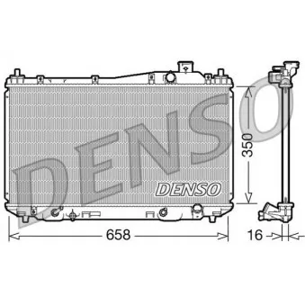 DENSO DRM40008 - Radiateur, refroidissement du moteur
