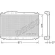 DENSO DRM40029 - Radiateur, refroidissement du moteur