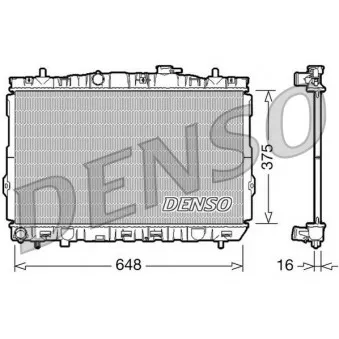 DENSO DRM41001 - Radiateur, refroidissement du moteur