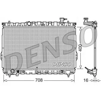 DENSO DRM41002 - Radiateur, refroidissement du moteur