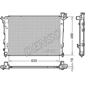DENSO DRM41006 - Radiateur, refroidissement du moteur