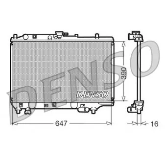DENSO DRM44006 - Radiateur, refroidissement du moteur