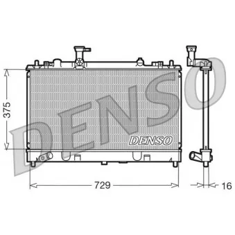 DENSO DRM44011 - Radiateur, refroidissement du moteur