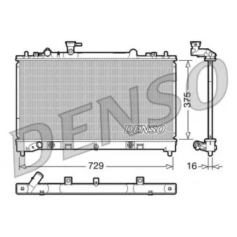 DENSO DRM44022 - Radiateur, refroidissement du moteur