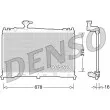 Radiateur, refroidissement du moteur DENSO [DRM44027]
