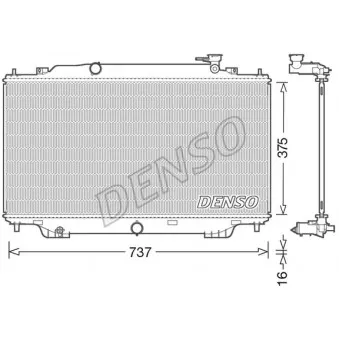 DENSO DRM44042 - Radiateur, refroidissement du moteur
