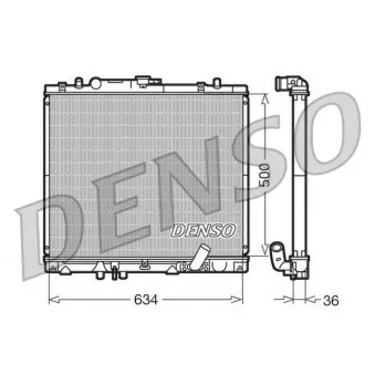 Radiateur, refroidissement du moteur DENSO OEM MR571147