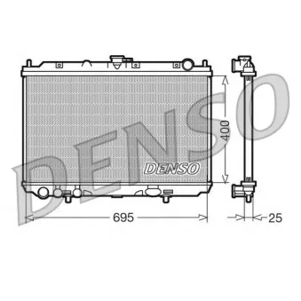 Radiateur, refroidissement du moteur DENSO DRM46016