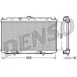 DENSO DRM46024 - Radiateur, refroidissement du moteur