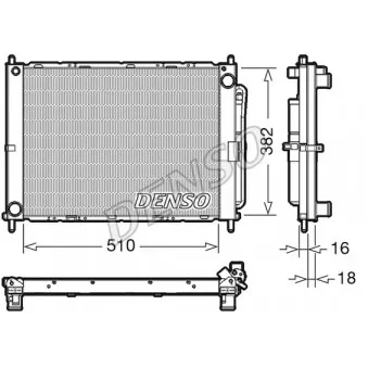 DENSO DRM46102 - Module de refroidissement