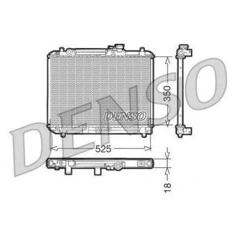 DENSO DRM47001 - Radiateur, refroidissement du moteur