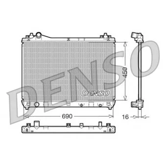 DENSO DRM47011 - Radiateur, refroidissement du moteur
