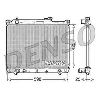 Radiateur, refroidissement du moteur DENSO DRM47021