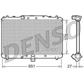 DENSO DRM47022 - Radiateur, refroidissement du moteur