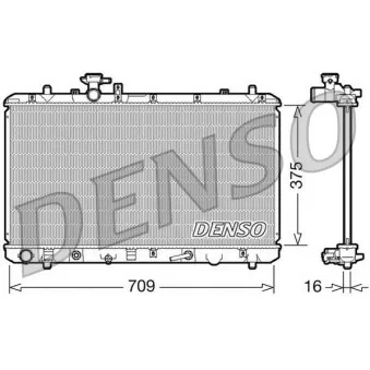 DENSO DRM47024 - Radiateur, refroidissement du moteur