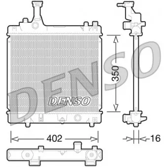 DENSO DRM47026 - Radiateur, refroidissement du moteur