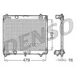 DENSO DRM50003 - Radiateur, refroidissement du moteur