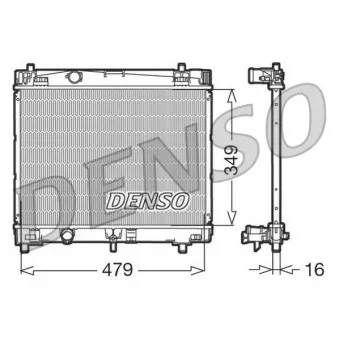Radiateur, refroidissement du moteur DENSO OEM 164000Q040