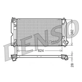 Radiateur, refroidissement du moteur DENSO OEM BSG 85-520-024