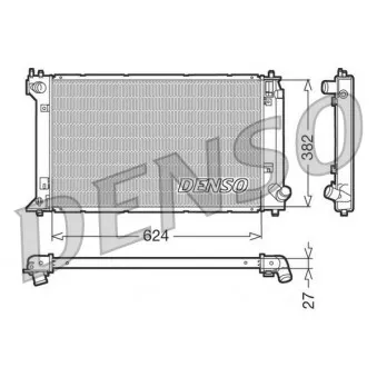 Radiateur, refroidissement du moteur DENSO OEM 164000N030