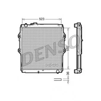 DENSO DRM50037 - Radiateur, refroidissement du moteur