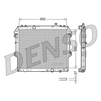 DENSO DRM50039 - Radiateur, refroidissement du moteur