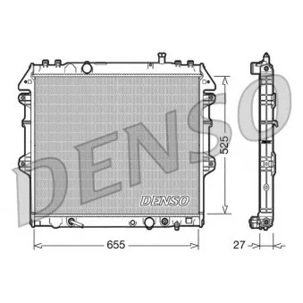 DENSO DRM50045 - Radiateur, refroidissement du moteur