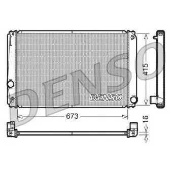 DENSO DRM50051 - Radiateur, refroidissement du moteur