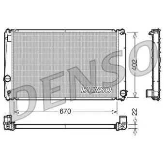 DENSO DRM50053 - Radiateur, refroidissement du moteur