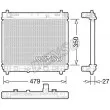 Radiateur, refroidissement du moteur DENSO [DRM50058]