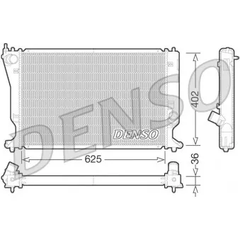 DENSO DRM50073 - Radiateur, refroidissement du moteur