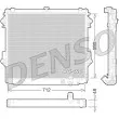 Radiateur, refroidissement du moteur DENSO [DRM50074]