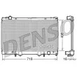 Radiateur, refroidissement du moteur DENSO [DRM51002]