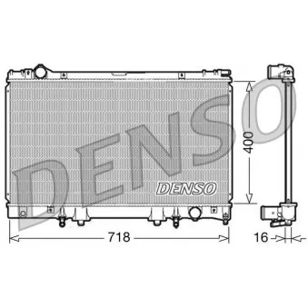 DENSO DRM51002 - Radiateur, refroidissement du moteur