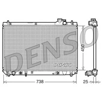 DENSO DRM51004 - Radiateur, refroidissement du moteur