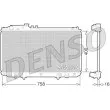 Radiateur, refroidissement du moteur DENSO [DRM51009]