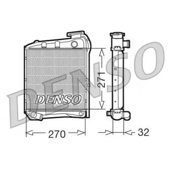 DENSO DRM99007 - Radiateur, refroidissement du moteur