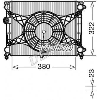 Module de refroidissement DENSO OEM 118409