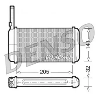 Système de chauffage DENSO DRR10002 pour FORD FIESTA 1.8 XR2i 16V - 130cv