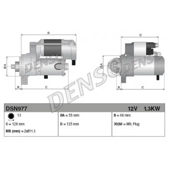 Démarreur DENSO OEM 2810028052