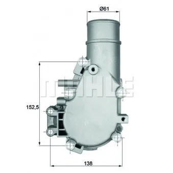 Thermostat d'eau BEHR TI 136 84 pour IVECO TRAKKER AT380T44 - 441cv