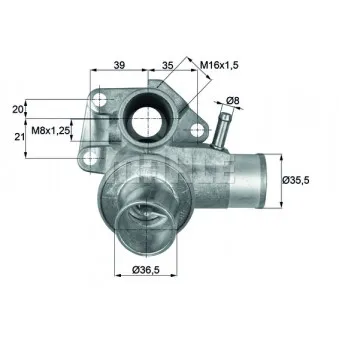 Thermostat d'eau BEHR TI 185 80D