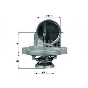 Thermostat d'eau BEHR TI 23 80 pour MERCEDES-BENZ VITO 110 D 2.3 - 98cv