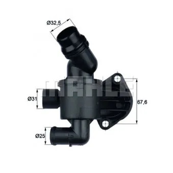 Thermostat d'eau BEHR TI 34 87 pour AUDI A4 2.0 TDI quattro - 190cv