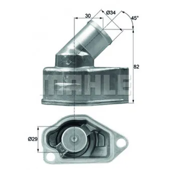 Thermostat d'eau BEHR TI 9 87 pour OPEL ASTRA 1.8 i 16V - 116ch
